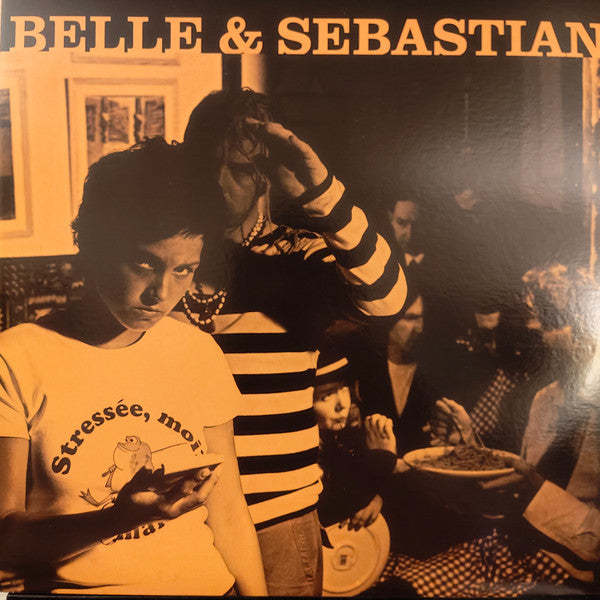 Image of Front Cover of 4724442E: 2xLP - BELLE & SEBASTIAN, Dear Catastrophe Waitress (Rough Trade; 06076-83216-1, US 2003, Gatefold) Several light hairlines on the vinyl. Sleeve has one very dented corner and two mildly dented corners.  VG/VG