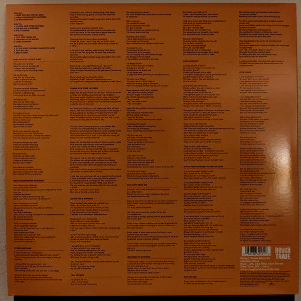 Image of Back Cover of 4724442E: 2xLP - BELLE & SEBASTIAN, Dear Catastrophe Waitress (Rough Trade; 06076-83216-1, US 2003, Gatefold) Several light hairlines on the vinyl. Sleeve has one very dented corner and two mildly dented corners.  VG/VG