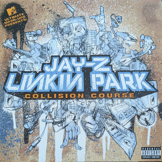 Image of Front Cover of 5134102E: LP - JAY Z, LINKIN PARK, Collision Course (Warner Records; 093624896210, Europe 2024 Reissue)   NEW/NEW