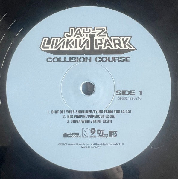 Image of Label Cover of 5134102E: LP - JAY Z, LINKIN PARK, Collision Course (Warner Records; 093624896210, Europe 2024 Reissue)   NEW/NEW