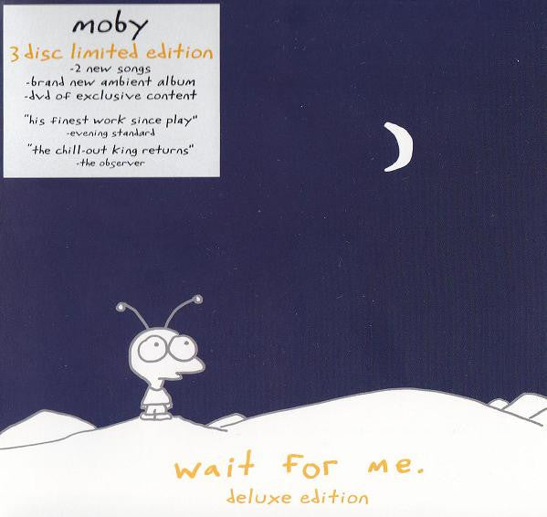 Image of Front Cover of 4734236E: 3xCD - MOBY, Wait For Me. (Little Idiot; idiot001x, Europe 2009, Quadruple Digipak, Booklet, DVD)   VG+/VG+