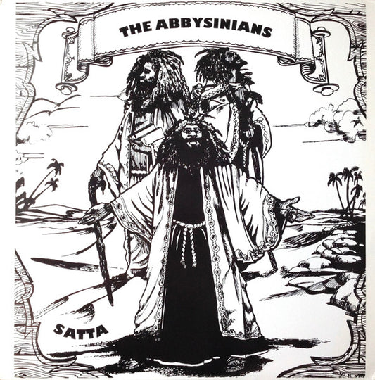 Image of Front Cover of 4744318S: LP - THE ABYSINIANS, Satta (Azul; AZ. 2000, US 2000s Reissue, Glossy Sleeve)   EX/EX