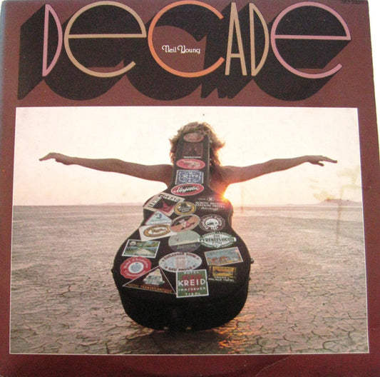 Image of Front Cover of 4724491E: 3xLP - NEIL YOUNG, Decade (Reprise Records; 3RS 2257, US 1977, Triple Gatefold)   VG/VG