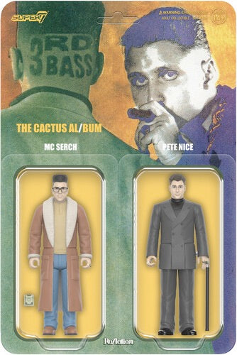 Image of Front Cover of 4714703C: Accessories - 3RD BASS, The Cactus Album Reaction Figures (Super 7; , UK )   NEW/NEW