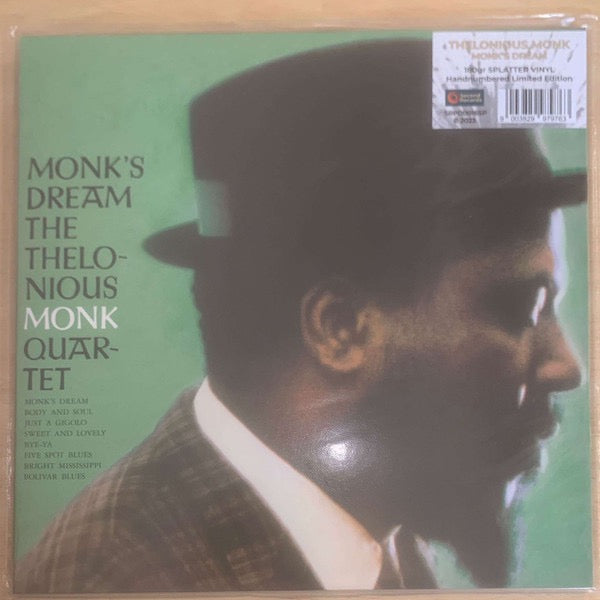 Image of Front Cover of 4714691C: LP - THE THELONIOUS MONK QUARTET, Monk's Dream (Second Records; SRPD0016SP, Europe 2023 Reissue, 180 Gram Vinyl, White Splatter )   NEW/NEW