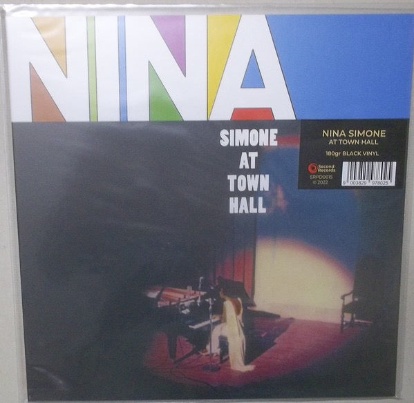 Image of Front Cover of 4854163S: LP - NINA SIMONE, Nina Simone At Town Hall (Second Records; SRPD0015, Europe 2022 Reissue, 180 Gram Vinyl)   NEW/NEW