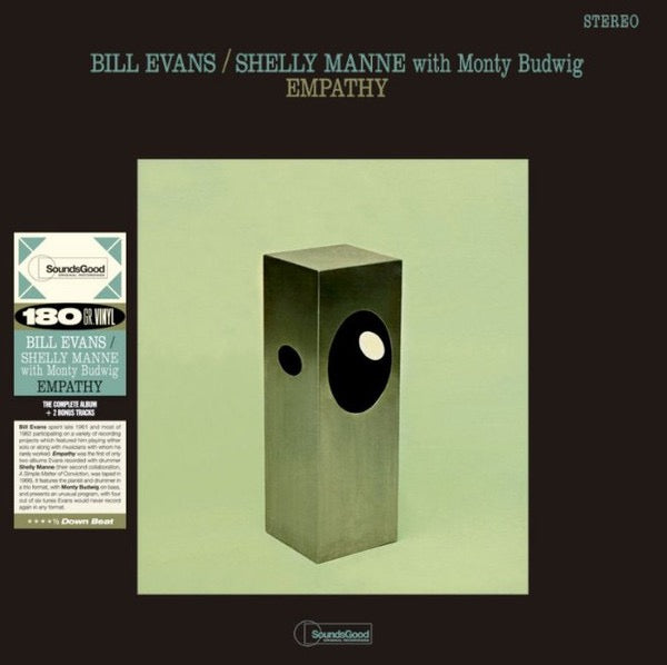 Image of Front Cover of 4714722C: LP - BILL EVANS, SHELLY MANNE, MONTY BUDWIG, Empathy (SoundsGood Original Recordings; 66413, Europe 2023 Reissue, 180 Gram Vinyl)   NEW/NEW