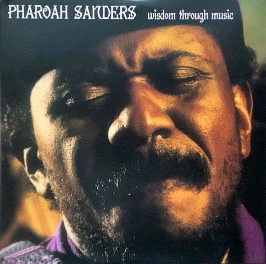 Image of Front Cover of 4714725C: LP - PHAROAH SANDERS, Wisdom Through Music (Endless Happiness; HE73002, Russia 2024 Reissue)   NEW/NEW