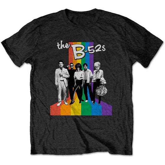 Image of Front Cover of 4814076C: Accessories - B52S, Rainbow Stripes T-Shirt L (,  )   NEW/NEW