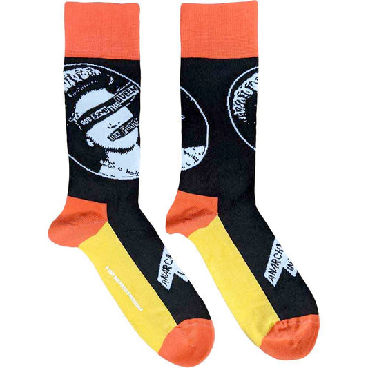 Image of Front Cover of 3415347C: Accessories - THE SEX PISTOLS, God Save The Queen Socks (,  )   NEW/NEW