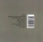 Image of Front Cover of 4734314E: CD - FELT , Absolute Classic Masterpieces (Cherry Red; cd bred 97, UK 1992, Jewel Case)   VG+/VG+