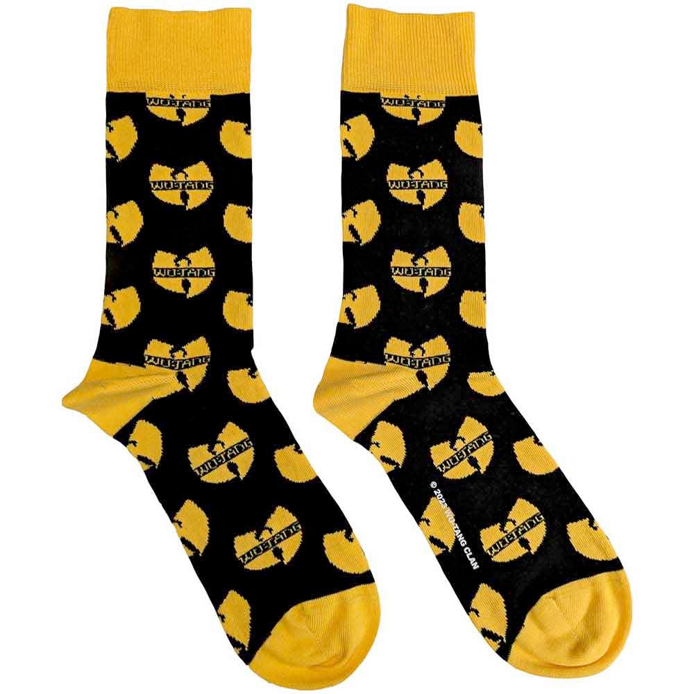 Image of Front Cover of Accessories - NEW/NEW - WU-TANG CLAN, Repeat Logo Socks (; WTCSCK05MB, Netherlands ), ,  - 0856005S