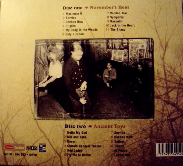 Image of Back Cover of 4734334E: 2xCD - CERTAIN GENERAL, November's Heat (Fantastica ; FMS 120, France 2002, Digipak, Booklet)   VG+/VG+