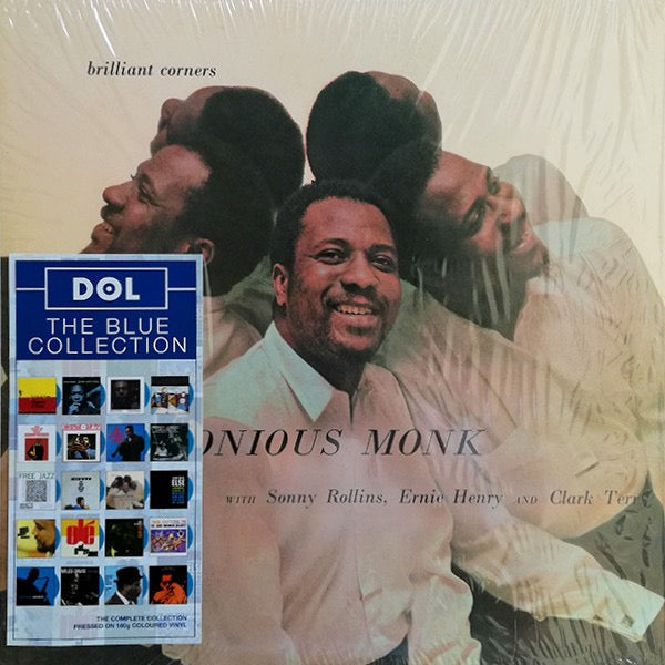 Image of Front Cover of 4854162S: LP - THELONIOUS MONK, Brilliant Corners (DOL; DOL739HB, Europe 2022 Reissue, Blue 180 Gram Vinyl)   NEW/NEW