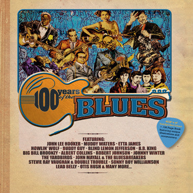 Image of Front Cover of 4734352E: 4xCD - VARIOUS, 100 Years Of The Blues (Universal Music Group International; 0600753341957, Europe 2011, Book Sleeve, Inner)   EX/EX