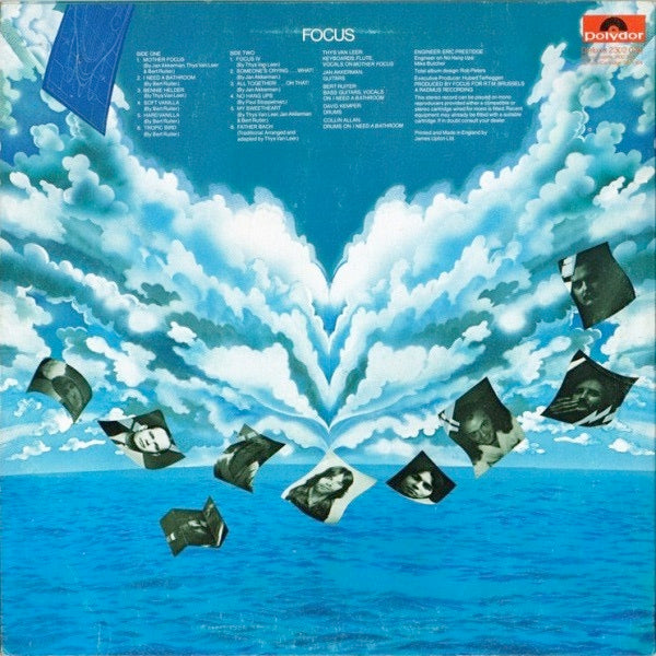 Image of Back Cover of 4814001C: LP - FOCUS, Mother Focus (Polydor; 2302 036, UK 1975) All round Strong VG  VG/VG