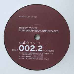 Image of Front Cover of 4844029S: 12" - VARIOUS, Mr.C Presents Subterrain 100% Unreleased (Disc 2) (End Recordings ; ENDLP002.2, UK 1999) few hairlines both sides - minor  /VG