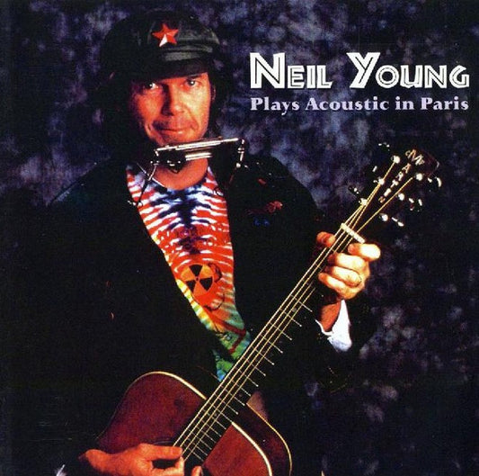 Image of Front Cover of 4734353E: CD - NEIL YOUNG, Plays Acoustic In Paris (Not On Label (Neil Yo; NYCD111289, Europe 1996, Jewel Case, Inner)   EX/VG+