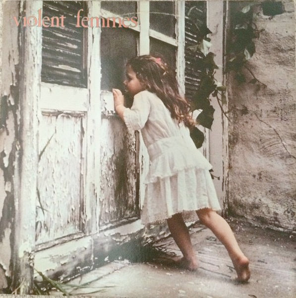 Image of Front Cover of 4724361E: LP - VIOLENT FEMMES, Violent Femmes (Slash Cream With Red Logo; 23845-1, US 1984 Reissue, Inner, Allied Pressing, Repress)   VG+/VG