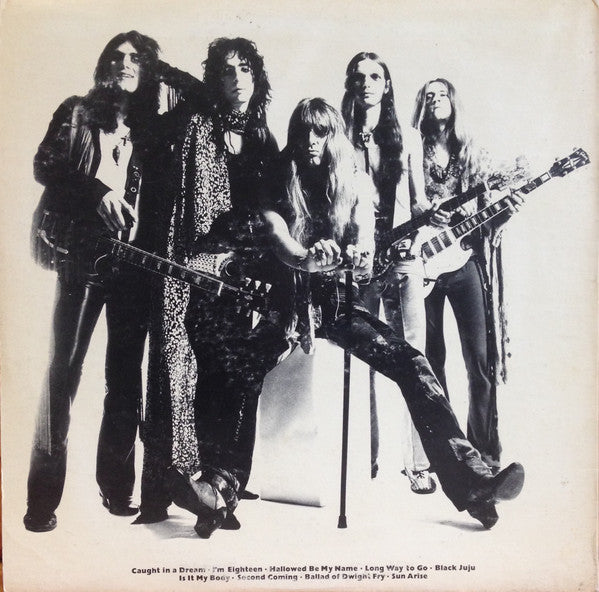 Image of Back Cover of 4844101S: LP - ALICE COOPER, Love It To Death (Warner Bros. Records; K46177, UK 1972 Reissue, Gatefold, No 'Made in UK' at 9 o'clock above 33 1/3) Ring and edge wear, creasing, discolouration to sleeve.  VG/VG+