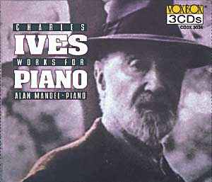 Image of Front Cover of 4834015E: 3xCD - CHARLES IVES, ALAN MANDEL, Works For Piano (VoxBox; CD3X 3034, US 1995, Box Set, Booklet)   VG/VG