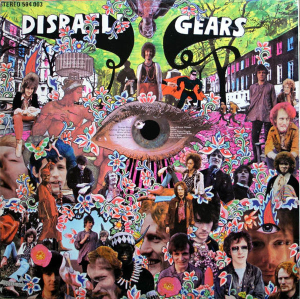 Image of Back Cover of 2324360E: LP - CREAM, Disraeli Gears (Reaction; 594003, UK 1967, Laminated Sleeve Front and Back, Stereo)   VG/G+