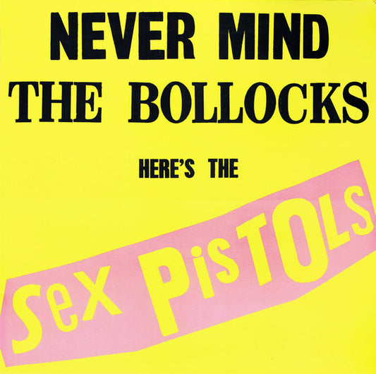 Image of Front Cover of 4824055E: LP - SEX PISTOLS, Never Mind The Bollocks Here's The Sex Pistols (Universal Music Group International; SexPisLP77, Europe 2018 Reissue, 180 gram)   VG+/VG+