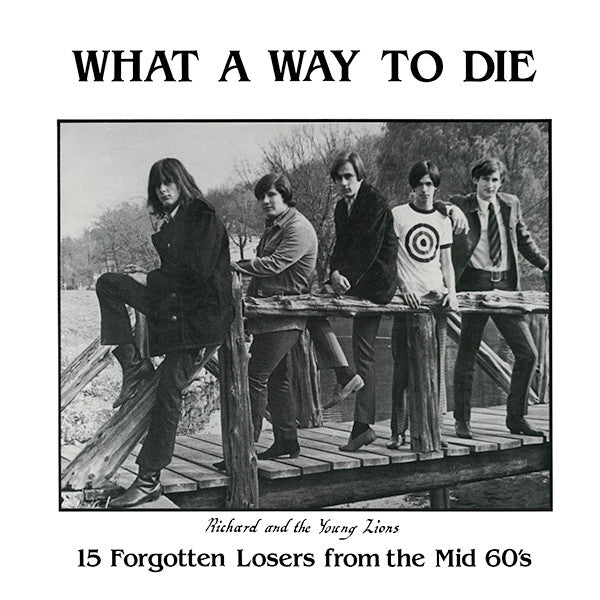 Image of Front Cover of 4844180S: LP - VARIOUS, What A Way To Die (15 Forgotten Losers From The Mid 60's) (Satan Records; SR 1313, US 1983) Light wear to sleeve and disc.  VG/VG