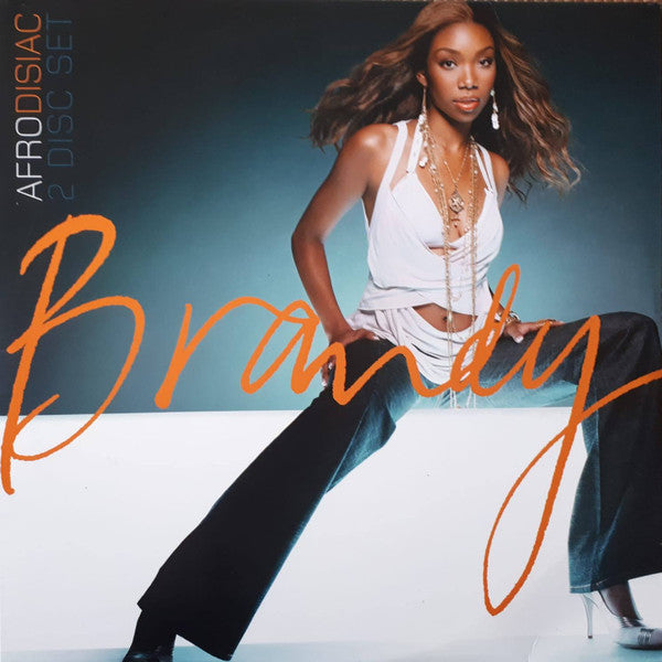 Image of Front Cover of 4844202S: 2xLP - BRANDY, Afrodisiac (Atlantic; 7567-83633-1, Europe 2004, Insert) Still in shrinkwrap.  VG+/VG+