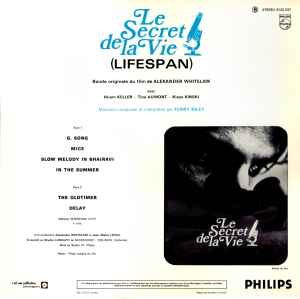 Image of Back Cover of 4844163S: LP - TERRY RILEY, Le Secret De La Vie (Philips; 9120 037, France 1976 Reissue, Second pressing, circa 1976+) Small tear towards bottom of spine  VG/VG+