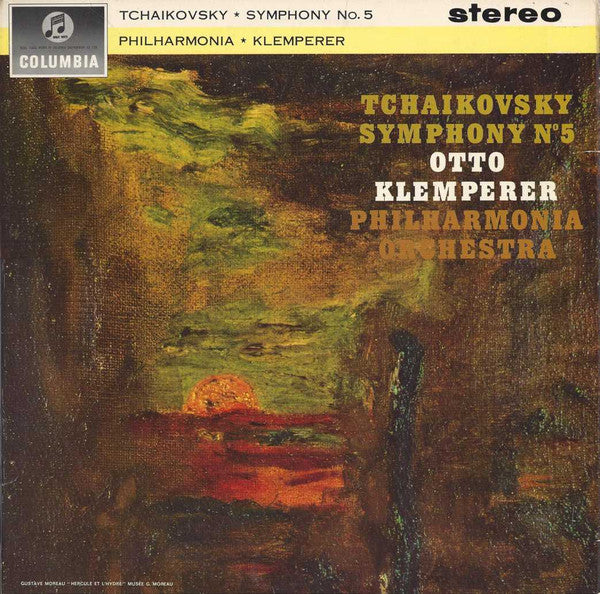 Image of Front Cover of 4824093E: LP - OTTO KLEMPERER, PHILHARMONIA ORCHESTRA, Tchaikovsky: Symphony No. 5 (Columbia; SAX 2497, UK 1963, Laminated Flipback Sleeve) Some Surface Noise  VG/VG