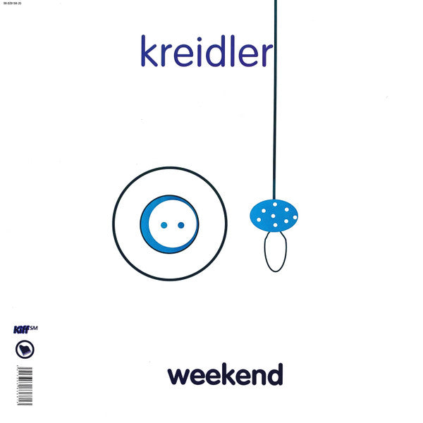 Image of Back Cover of 4844250S: LP - KREIDLER, Weekend (Kiff SM; kiff 004 lp, Germany 1996, Top-loading Textured Sleeve, Inner) Light edge and ring wear, price sticker residue. Shiny clean disc, closer to NM.  VG/VG+