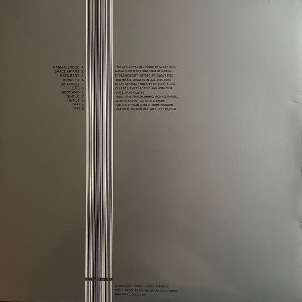 Image of Back Cover of 4824153E: LP - ISOTOPE 217, Who Stole The I Walkman? (Thrill Jockey ; THRILL080, US 2000)   VG+/VG+