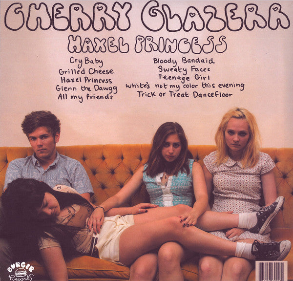 Image of Back Cover of 4824224E: LP - CHERRY GLAZERR, Haxel Princess (Burger Records ; BRGR520, US 2014, Insert, Pink Marbled Vinyl) Still In Stickered Shrinkwrap  EX/EX