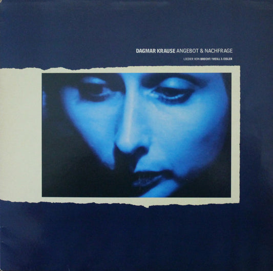 Image of Front Cover of 4844290S: LP - DAGMAR KRAUSE, Angebot & Nachfrage (Lieder Von Brecht / Weill & Eisler) (Hannibal Records; HNBL 1317D, Germany 1986)   VG/VG+