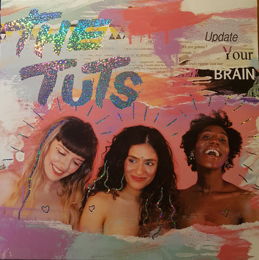 Image of Front Cover of 4824235E: LP - THE TUTS, Update Your Brain (Dovetown Recordings; DT007, UK 2020 Reissue, Insert, Purple Translucent vinyl)   VG+/VG+