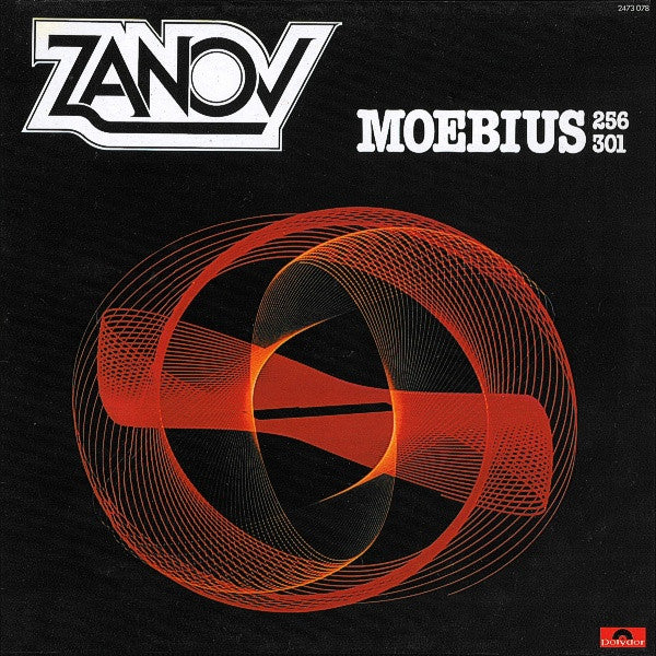 Image of Front Cover of 4844448S: LP - ZANOV, Moebius 256 301 (Polydor; 2473 078, France 1977, Laminated Sleeve) Edge wear and creasing. Nice clean disc.  VG/VG+