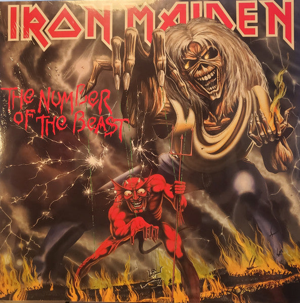 Image of Front Cover of 4854196S: LP - IRON MAIDEN, The Number Of The Beast (Parlophone; 5054197784309, Europe 2024 Reissue, Inner)   NEW/NEW