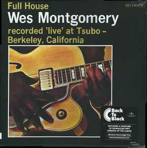 Image of Front Cover of 4824250E: LP - WES MONTGOMERY, Full House (Riverside Records ; 0888072357761, Europe 2014 Reissue, 180 Gram Vinyl) Opened in store. Still in cellophane (opened). Promo sticker over barcode.  EX/EX