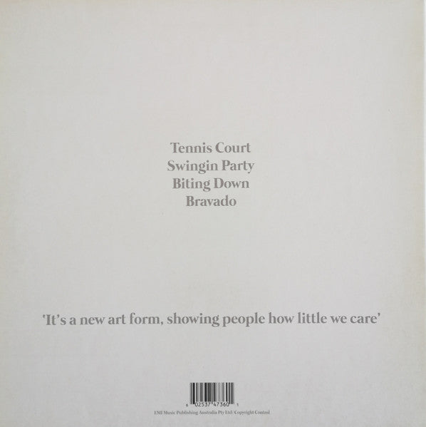 Image of Back Cover of 4824289E: 10" EP - LORDE, Tennis Court EP (Virgin; 3747360, Australia 2013, Picture Sleeve, Limited Edition Of 350)   VG+/VG+