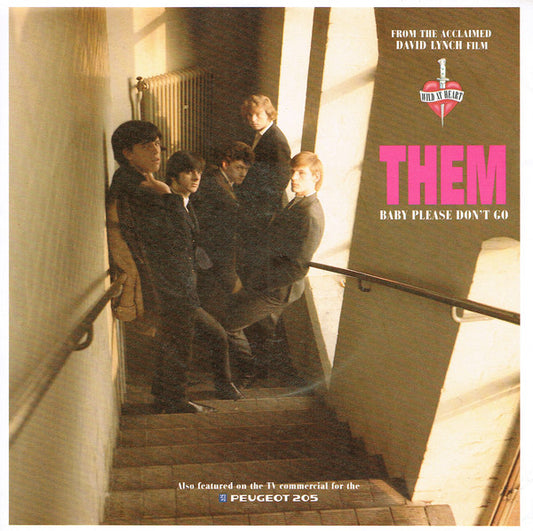 Image of Front Cover of 4814387C: 7" - THEM, Baby Please Don't Go (London Records; LON 292, UK 1990 Reissue, Picture Sleeve)   VG+/EX