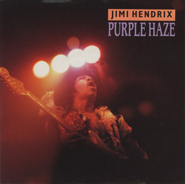 Image of Front Cover of 4814389C: 7" - JIMI HENDRIX, Purple Haze (Polydor; PO 33, UK 1989 Reissue, Picture Sleeve)   EX/VG+