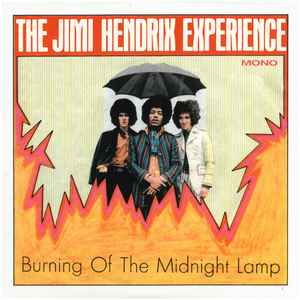 Image of Front Cover of 4814455C: 7" EP - THE JIMI HENDRIX EXPERIENCE, Burning Of The Midnight Lamp (Experience Hendrix; 19075895767, Europe 2018, Picture Sleeve, Mono,  Clear Orange Vinyl)   VG+/VG+