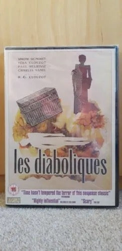 Image of Front Cover of 5014109C: DVD - H.G. CLOUZOT, Les Diaboliques (C'est La Vie; CLV111, UK 2002 Reissue, DVD Case, Insert)   VG+/VG