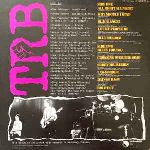 Image of Back Cover of 4814504C: LP - TOM ROBINSON BAND, TRB Two (EMI; EMC 3296, UK 1979, Inner)   VG/VG+