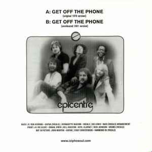 Image of Back Cover of 4854319S: 7" - EPICENTRE FEATURING BERNADETTE BASCOM, Get Off The Phone (Izipho Soul; ZP 24, UK 2019 Reissue) Lightest of wear to sleeve.  VG+/EX