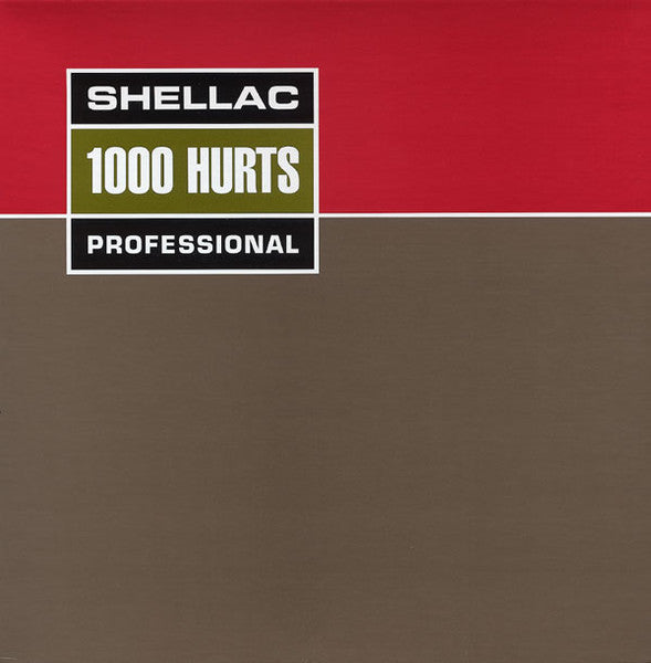 Image of Front Cover of 4814536C: LP - SHELLAC, 1000 Hurts (Touch And Go; TG211, UK 2000, Box Set, Inner & Insert, SIGNED Inside Lid By Albini, On Rear By Weston & Trainer. No CD) Vinyl is slightly dished.  VG+/VG