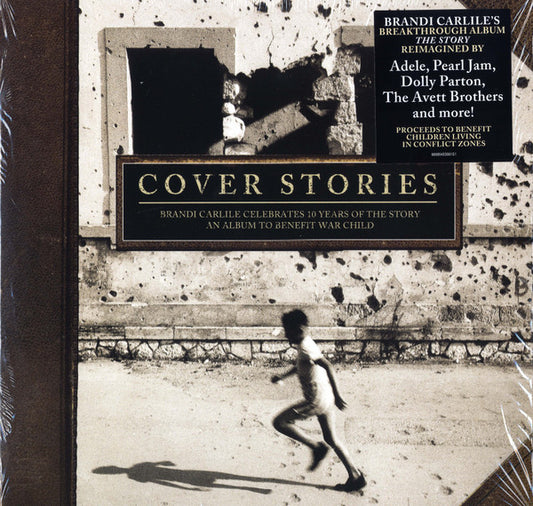 Image of Front Cover of 4844522S: LP - VARIOUS, Cover Stories: Brandi Carlile Celebrates 10 Years Of The Story - An Album To Benefit War Child (Legacy; 88985423001, Germany 2017, 2 Inners) Still in opened stickered shrinkwrap  VG+/VG+