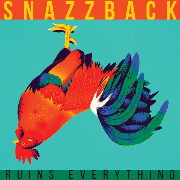 Image of Front Cover of 4844555S: LP - SNAZZBACK, Ruins Everything (Worm Discs; WDSCS015, UK 2023, Black Inner)   EX/EX