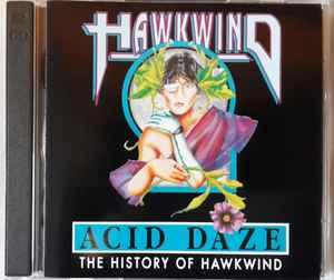 Image of Front Cover of 4834223E: 2xCD - HAWKWIND, Acid Daze The History Of Hawkwind (Receiver Records Limited ; RRDCD 1X, UK 1990, Box Set, Booklet)   VG+/VG+